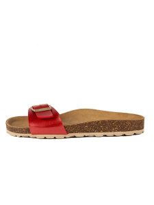 Little Sky Klapki w kolorze czerwonym rozmiar: 37. Czerwone klapki Little Sky, bez wzorów, z otwartym noskiem, bez obcasa. Za 118,95 zł.