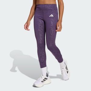 Legginsy All Sports Optime Animal Print. Białe legginsy ADIDAS, bez wzorów, z podwyższonym stanem. Za 179,00 zł.