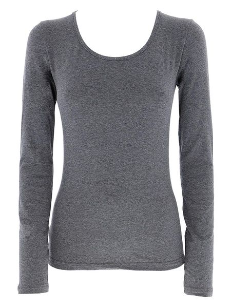 COTONELLA Koszulka w kolorze szarym rozmiar: M. Szare bluzki COTONELLA, m, bez wzorów, bez kołnierzyka, bez ramiączek. Za 48,05 zł.