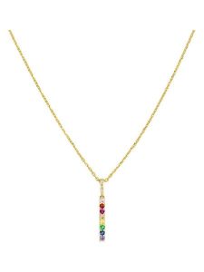 OR ÉCLAT Złota zawieszka "Colored" z cyrkoniami rozmiar: onesize. Żółte zawieszki OR ÉCLAT, z cyrkonią, złote. Za 252,99 zł.