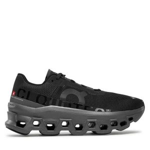 Buty do biegania On. Czarne buty sportowe On, bez wzorów, bez zapięcia, do biegania. Za 449,99 zł.