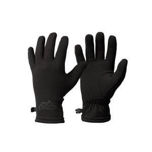 Rękawice turystyczne jesienno zimowe Helikon Trekker Outback. Czarne rękawiczki HELIKON-TEX, na zimę, bez wzorów. Za 103,99 zł.