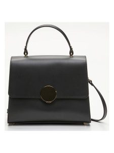 Maison héritage PARIS Skórzana torebka "Clau" w kolorze czarnym - 26 x 20 x 9 cm rozmiar: onesize. Czarne torebki klasyczne Maison héritage PARIS, bez wzorów, z materiału, przez ramię, bez dodatków. Za 317,73 zł.