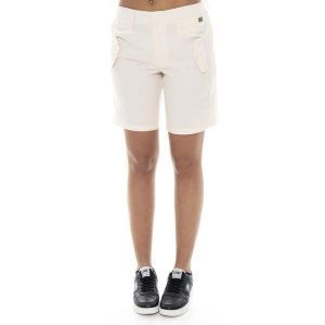 Szorty z bawełna z kieszenie na co dzień. Szare szorty LEONE 1947 APPAREL, bez wzorów, z bawełny. W wyprzedaży za 136,83 zł.