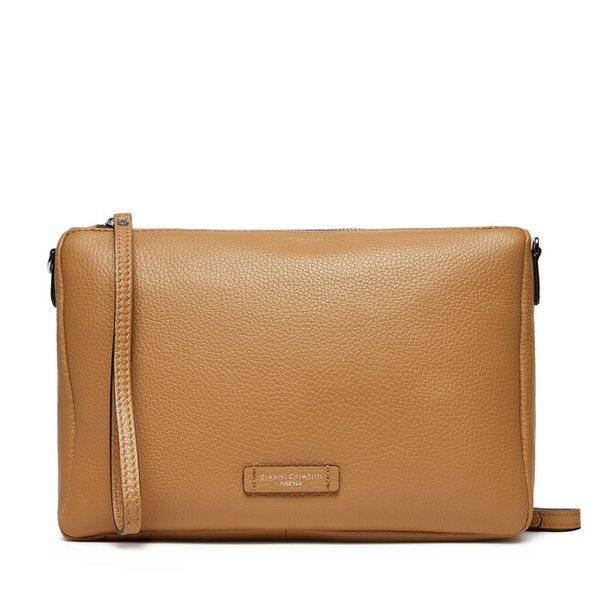 Torebka Gianni Chiarini. Brązowe listonoszki Gianni Chiarini, bez wzorów, bez dodatków. Za 319,99 zł.