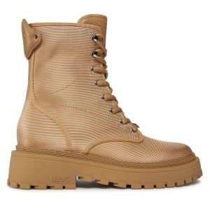 Trapery Liu Jo. Brązowe buty zimowe Liu Jo, bez obcasa, bez zapięcia. Za 969,99 zł.