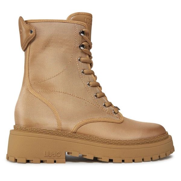 Trapery Liu Jo. Brązowe buty zimowe Liu Jo, bez obcasa, bez zapięcia. Za 969,99 zł.