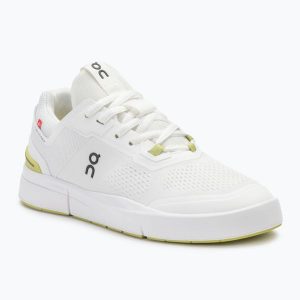 Buty damskie On The Roger Spin. Białe buty sportowe On, bez wzorów, bez zapięcia. Za 489,99 zł.