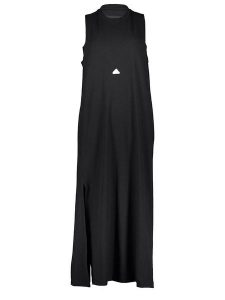 Adidas Sukienka w kolorze czarnym rozmiar: M. Czarne sukienki ADIDAS, m, bez wzorów, z bawełny, bez kołnierzyka, bez ramiączek, maxi. Za 114,44 zł.