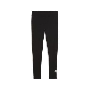 Damskie legginsy ESS METALLIC PUMA Black Metallic Silver. Czarne legginsy Puma, bez wzorów. W wyprzedaży za 94,00 zł.