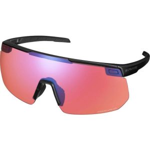 Brille S-PHYRE 2 Ridescape Off-Road, czarny matowy. Czarne okulary przeciwsłoneczne Shimano. Za 799,90 zł.