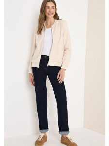 Cecil Dżinsy - Regular fit - w kolorze granatowym rozmiar: W28/L30. Niebieskie jeansy Cecil, z aplikacjami, ze skóry, z podwyższonym stanem. Za 171,68 zł.