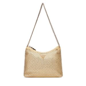 Torebka Guess. Żółte torebki klasyczne Guess, z aplikacjami, bez dodatków. Za 489,99 zł.