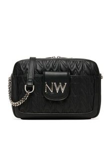 Nine West Torebka CEO-Astoria-Allure-01-LX10166 Czarny. Czarne listonoszki Nine West, bez wzorów, z materiału, bez dodatków. Za 299,99 zł.