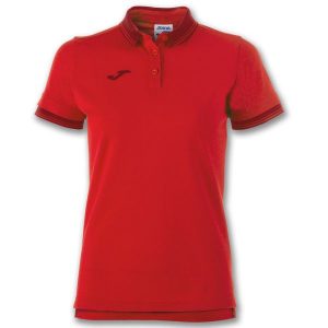 Koszulka polo do tenisa damska Joma Bali II. Czerwone bluzki JOMA, xs, bez wzorów, sportowe, bez kołnierzyka, bez ramiączek. Za 163,20 zł.