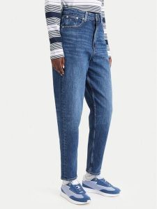 Tommy Jeans Jeansy 90'S Mom High DW0DW23513 Niebieski Boyfriend Fit. Niebieskie jeansy Tommy Jeans, bez wzorów, z bawełny. Za 409,99 zł.