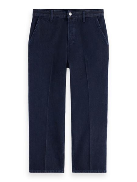 Scotch & Soda Spodnie chino w kolorze granatowym rozmiar: W30/L32. Niebieskie chinosy Scotch & Soda, bez wzorów, z bawełny. Za 188,40 zł.