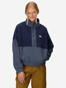 Marmot Bluza polarowa "Retro Rocklin" w kolorze granatowym rozmiar: S. Niebieskie bluzy Marmot, s, bez wzorów, z materiału, bez kaptura. Za 210,81 zł.