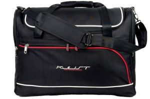 Torba do samolotu KJUST AS27PW (55L). Czarne torby podróżne i sportowe KJUST, bez wzorów, z materiału, na ramię. Za 241,00 zł.