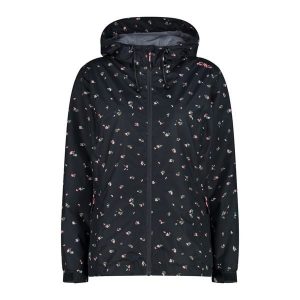 Damska kurtka wodoodporna CMP. Czarne kurtki CMP, bez wzorów, bez kaptura. Za 356,00 zł.