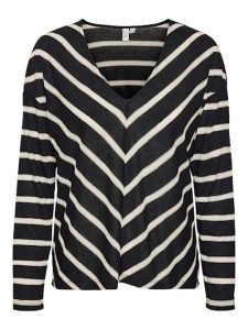 Vero Moda Bluzka "Otilje" w kolorze czarnym rozmiar: S. Czarne bluzki Vero Moda, s, bez wzorów, bez kołnierzyka, bez ramiączek. Za 39,58 zł.