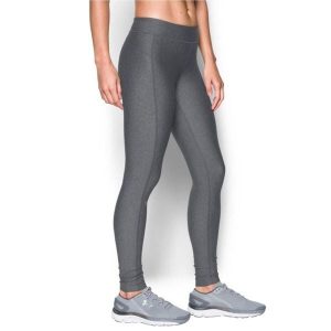 Legginsy treningowe damskie Under Armour HeatGear. Szare legginsy Under Armour, bez wzorów, z elastanu. Za 215,05 zł.