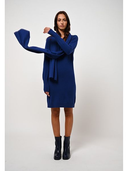 AUTHENTIC CASHMERE Kaszmirowy szal "Vaymont" w kolorze niebieskim - 200 x 30 cm rozmiar: onesize. Niebieskie szaliki AUTHENTIC CASHMERE, bez wzorów, z kaszmiru. Za 283,48 zł.