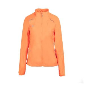 Kurtka do biegania i trekkingu dla kobiet, wodoodporna i wiatroodporna ISONA Iza. Brązowe kurtki Izas, l, bez wzorów, bez kaptura. W wyprzedaży za 182,57 zł.