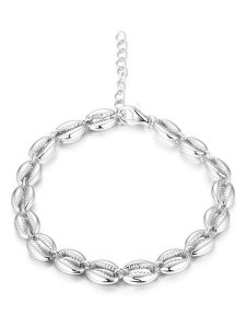 Eclat d'Argent Srebrna bransoletka z elementem ozdobnym rozmiar: onesize. Szare bransoletki Eclat d'Argent, srebrne. Za 260,99 zł.