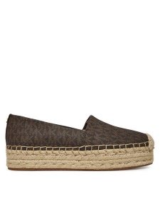 MICHAEL Michael Kors Espadryle Lynn 40S5LYFP1B Brązowy. Brązowe espadryle MICHAEL Michael Kors, bez wzorów, ze skóry, bez obcasa. Za 679,99 zł.