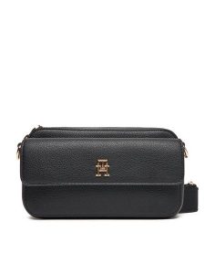 Tommy Hilfiger Torebka DISTINCT CAMERA BAG AW0AW17455 Czarny. Czarne listonoszki TOMMY HILFIGER, bez wzorów, ze skóry, bez dodatków. Za 389,99 zł.