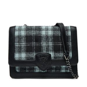 Torebka Blauer. Czarne listonoszki Blauer, bez wzorów, bez dodatków. Za 249,99 zł.