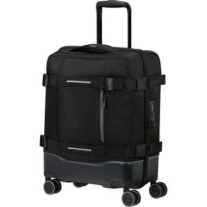 Walizka na 4 kółkach American Tourister Urban Track S TSA. Czarne walizki AMERICAN TOURISTER, bez wzorów. Za 509,99 zł.
