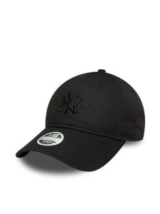 New Era Czapka z daszkiem New York Yankees Bow Back 9TWENTY 60667704 Czarny. Czarne czapki New Era, bez wzorów, z bawełny. Za 119,99 zł.