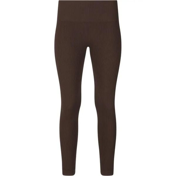Damskie legginsy Athlecia Cozi. Brązowe legginsy Athlecia, bez wzorów, z materiału. Za 139,50 zł.