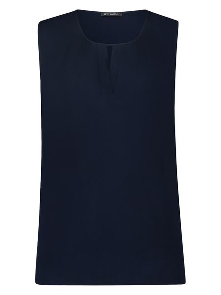 Betty Barclay Bluzka w kolorze granatowym rozmiar: 42. Niebieskie bluzki Betty Barclay, bez wzorów, z wiskozy, bez kołnierzyka, bez ramiączek. Za 48,05 zł.