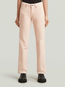 G-Star Dżinsy - Regular fit - w kolorze pomarańczowym rozmiar: W25/L30. Pomarańczowe jeansy G-Star, z aplikacjami, z bawełny. Za 260,99 zł.