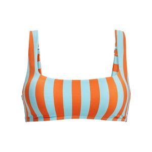 Stanik bikini typu bralette dla Kobiety PT BEACH CLASSICS. Niebieskie bikini Roxy, bez wzorów, z elastanu. Za 179,99 zł.