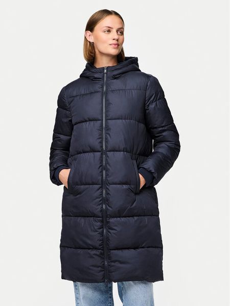 Pieces Kurtka zimowa 17115627 Granatowy Regular Fit. Niebieskie kurtki Pieces, na zimę, xs, bez wzorów, z syntetyku, bez kaptura. Za 209,99 zł.