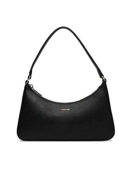 Calvin Klein Torebka Ck Must Small Shoulder Bag LV04F3096G Czarny. Czarne torebki klasyczne Calvin Klein, bez wzorów, ze skóry, bez dodatków. Za 319,99 zł.