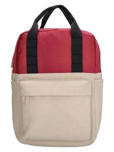 Beagles Plecak w kolorze beżowo-czerwonym - 23 x 33 x 9 cm rozmiar: onesize. Brązowe plecaki Beagles. Za 148,96 zł.