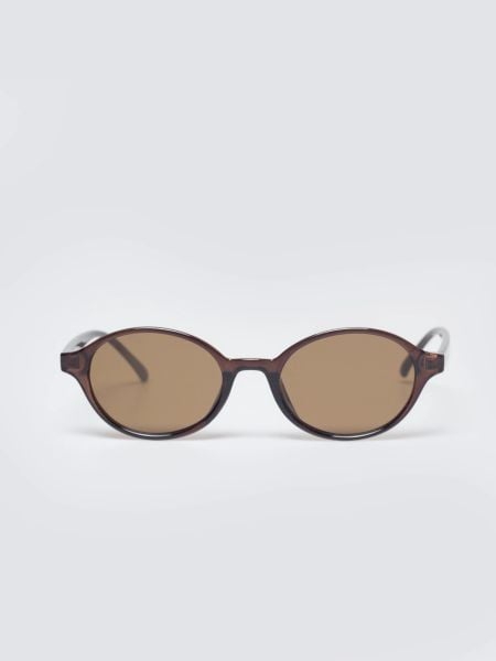 Okulary przeciwsłoneczne damskie brązowe Narani 803. Brązowe okulary przeciwsłoneczne Big Star, okrągłe. Za 79,99 zł.