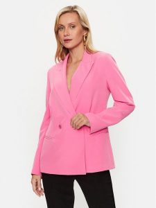 Liu Jo Marynarka WA3433 T7896 Różowy Regular Fit. Czerwone marynarki i żakiety Liu Jo, bez wzorów, z syntetyku. Za 589,99 zł.