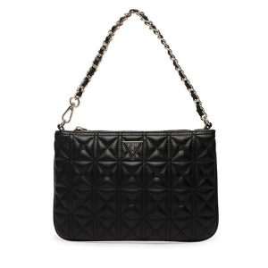 Torebka Guess. Czarne torebki klasyczne Guess, z aplikacjami, bez dodatków. Za 269,99 zł.