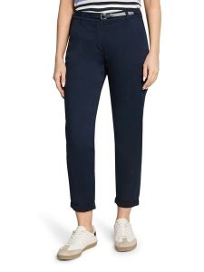 Betty Barclay Spodnie chino w kolorze granatowym rozmiar: 36. Niebieskie chinosy Betty Barclay, bez wzorów, ze skóry. Za 149,95 zł.