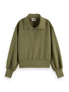 Scotch & Soda Bluza w kolorze khaki rozmiar: M. Brązowe bluzy Scotch & Soda, m, bez wzorów, bez kaptura. Za 175,67 zł.