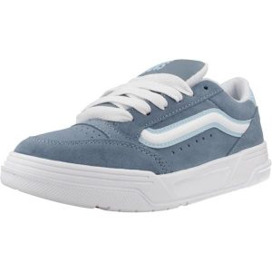 Buty VANS HYLANE Niebieski. Niebieskie trampki Vans, bez wzorów, ze skóry, bez zapięcia. Za 365,99 zł.