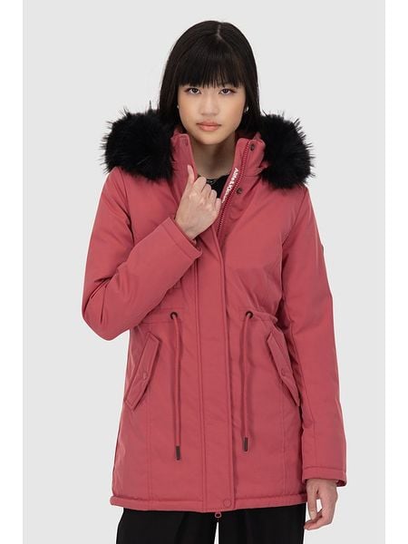 Alife and kickin Parka "KierseyAK" w kolorze łososiowym rozmiar: XXL. Pomarańczowe płaszcze Alife and Kickin, xxl, bez wzorów, bez kaptura. Za 318,37 zł.