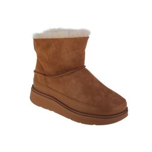 Bottes FitFlop GEN-FF MINI Pliables, en Peau de Mouton. Brązowe buty zimowe Flip Flop, bez obcasa, bez zapięcia. W wyprzedaży za 672,70 zł.