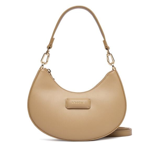 Torebka Lacoste. Czerwone torebki klasyczne Lacoste, bez wzorów, bez dodatków. Za 379,99 zł.